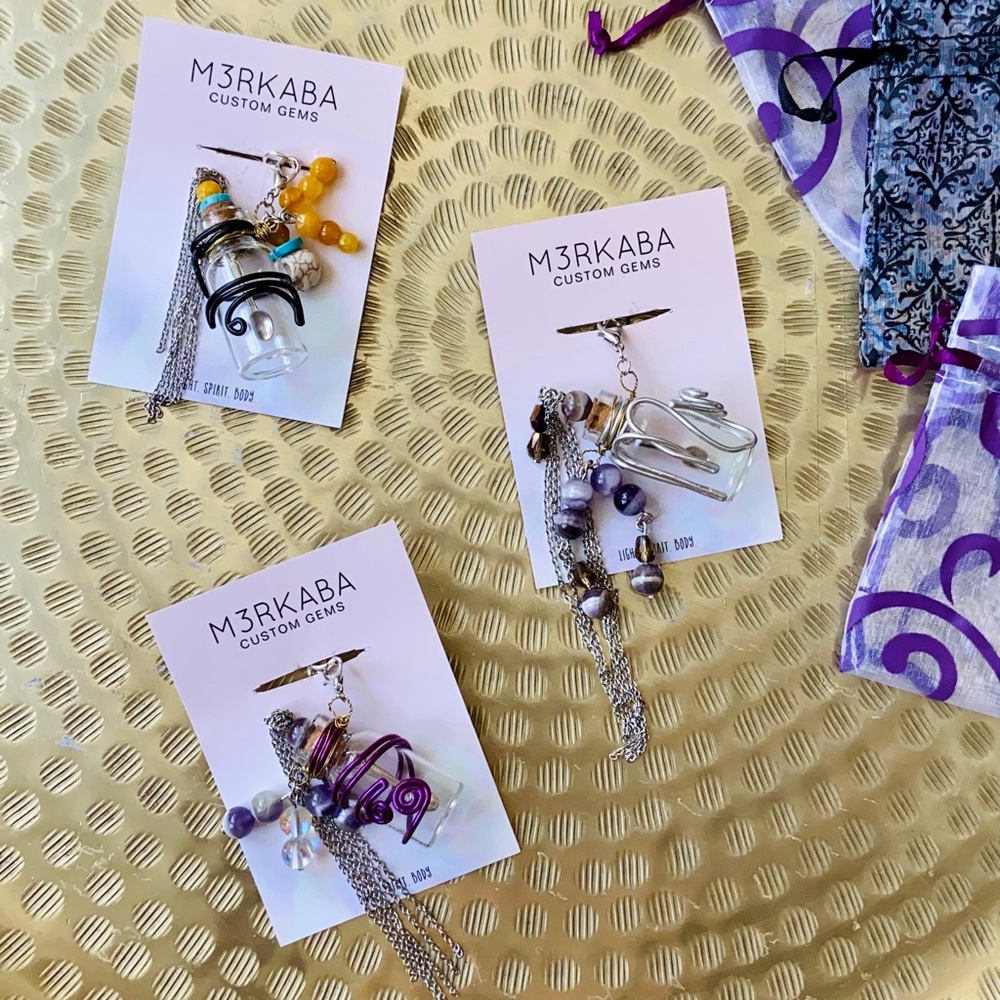 ⚡️ HANDMADE INTENTION JAR KEY RINGS ⚡️